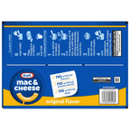 Pantry stock of Kraft macaroni and cheese dinner