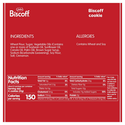 Product of Belgium Lotus Biscoff cookies