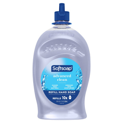 High-foaming Softsoap Advanced Clean liquid soap