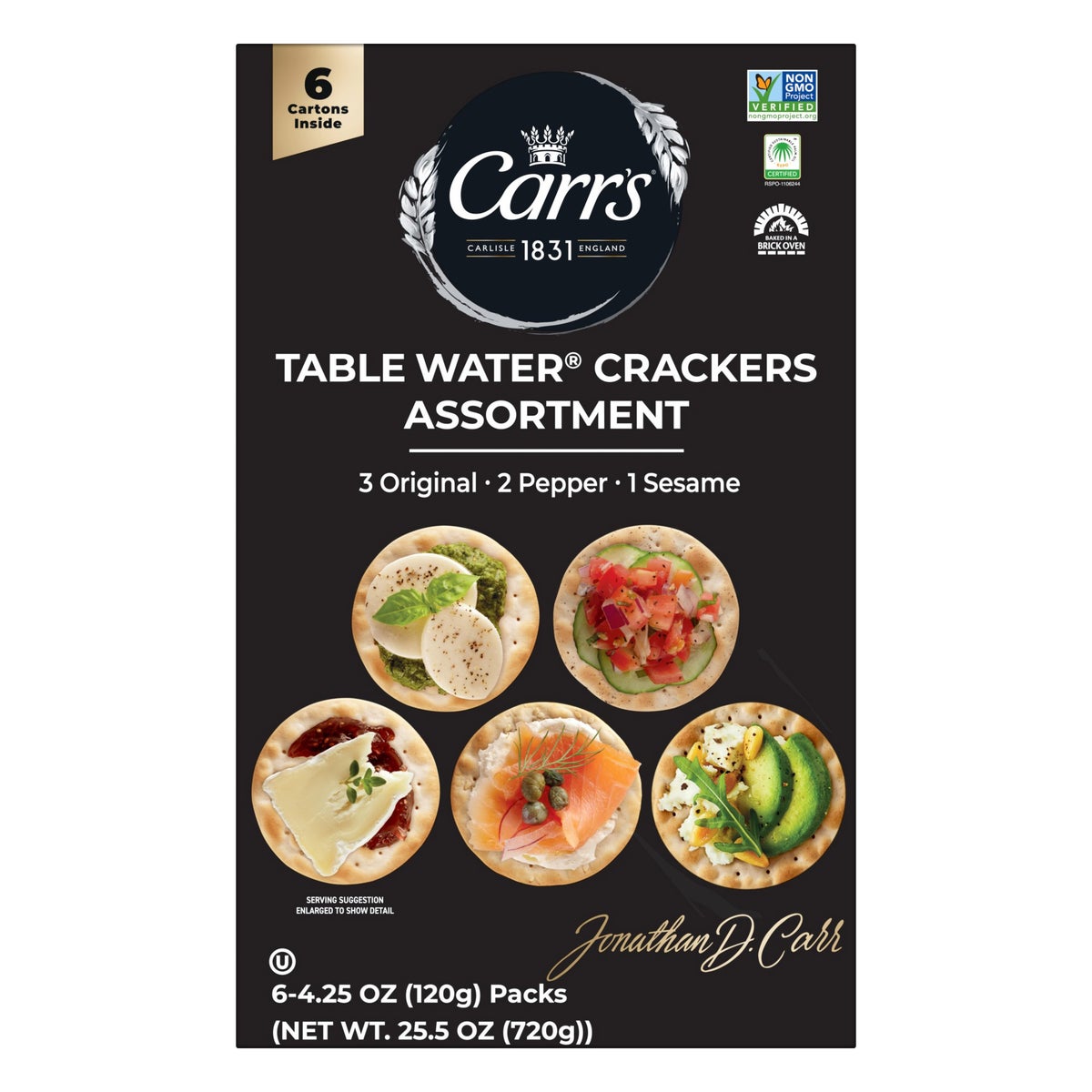 Carr's Table Water Crackers variety pack 25.5 oz