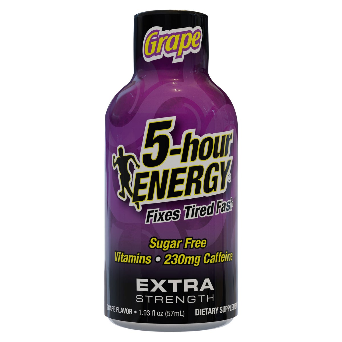 Sugar-free grape energy shot 1.93 fl oz bottle