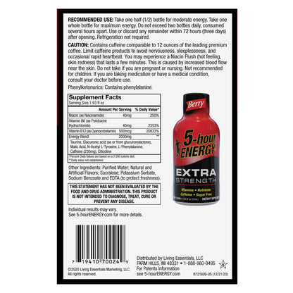 5-hour Energy 1.93 fl oz extra strength energy shot