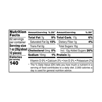 M&M's Chocolate Candy, Peanut, 62 oz Jar