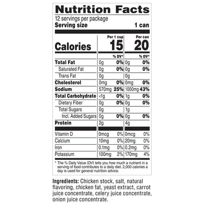 14.5 oz Swanson chicken broth cans