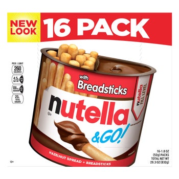 Nutella & GO hazelnut cocoa spread with breadsticks 16 pack
