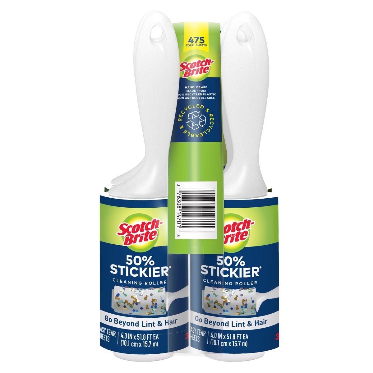 Scotch-Brite lint roller 5-pack with 95 sheets each