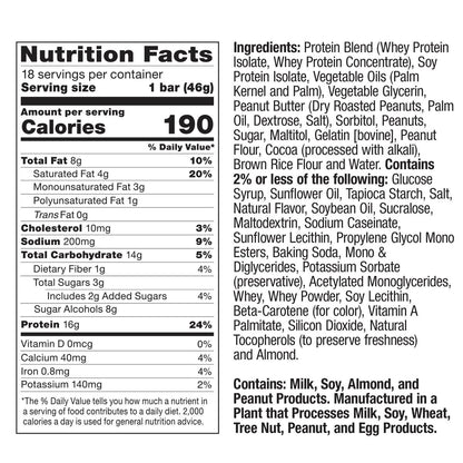 Fit Crunch protein bars with 16g protein