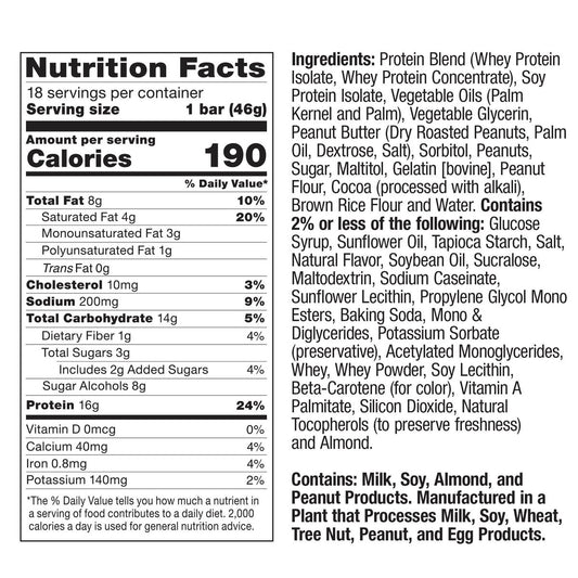 Fit Crunch protein bars with 16g protein