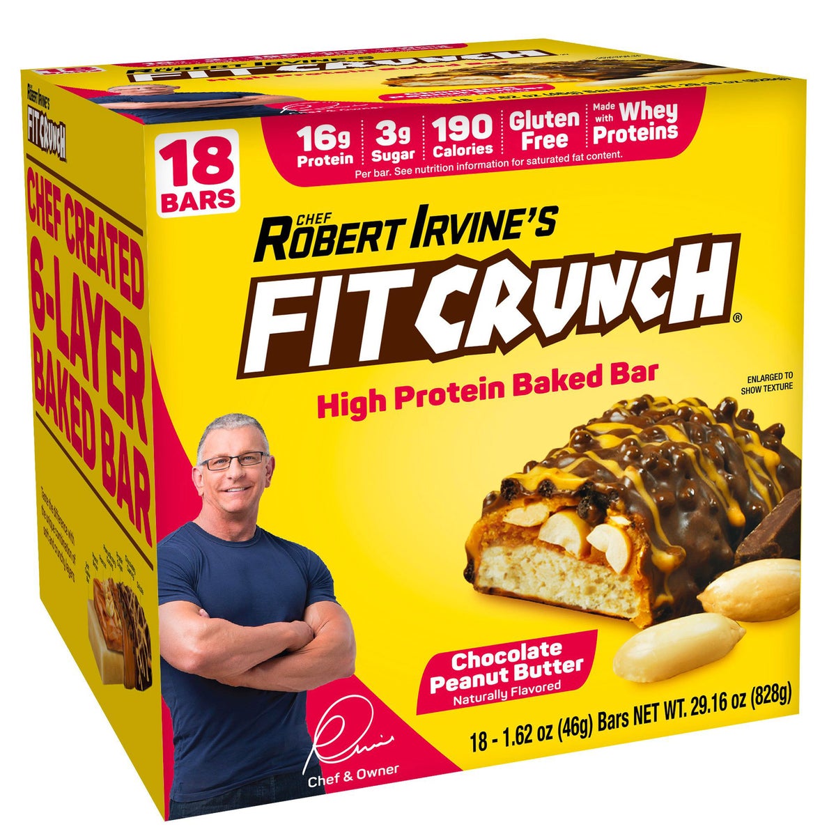 Gluten-free Fit Crunch snack bars