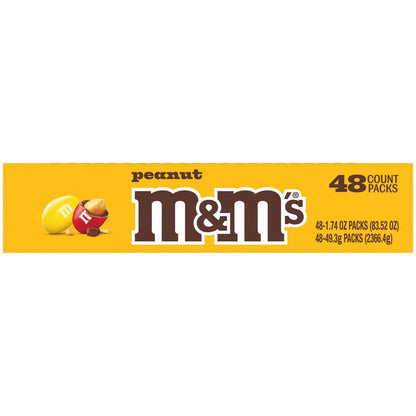 Full-size M&M's peanut candy packs for sharing