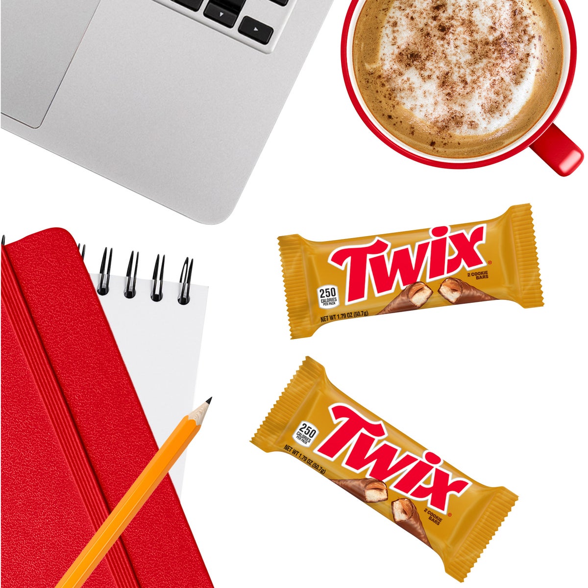 Twix chocolate candy bars for office snacks