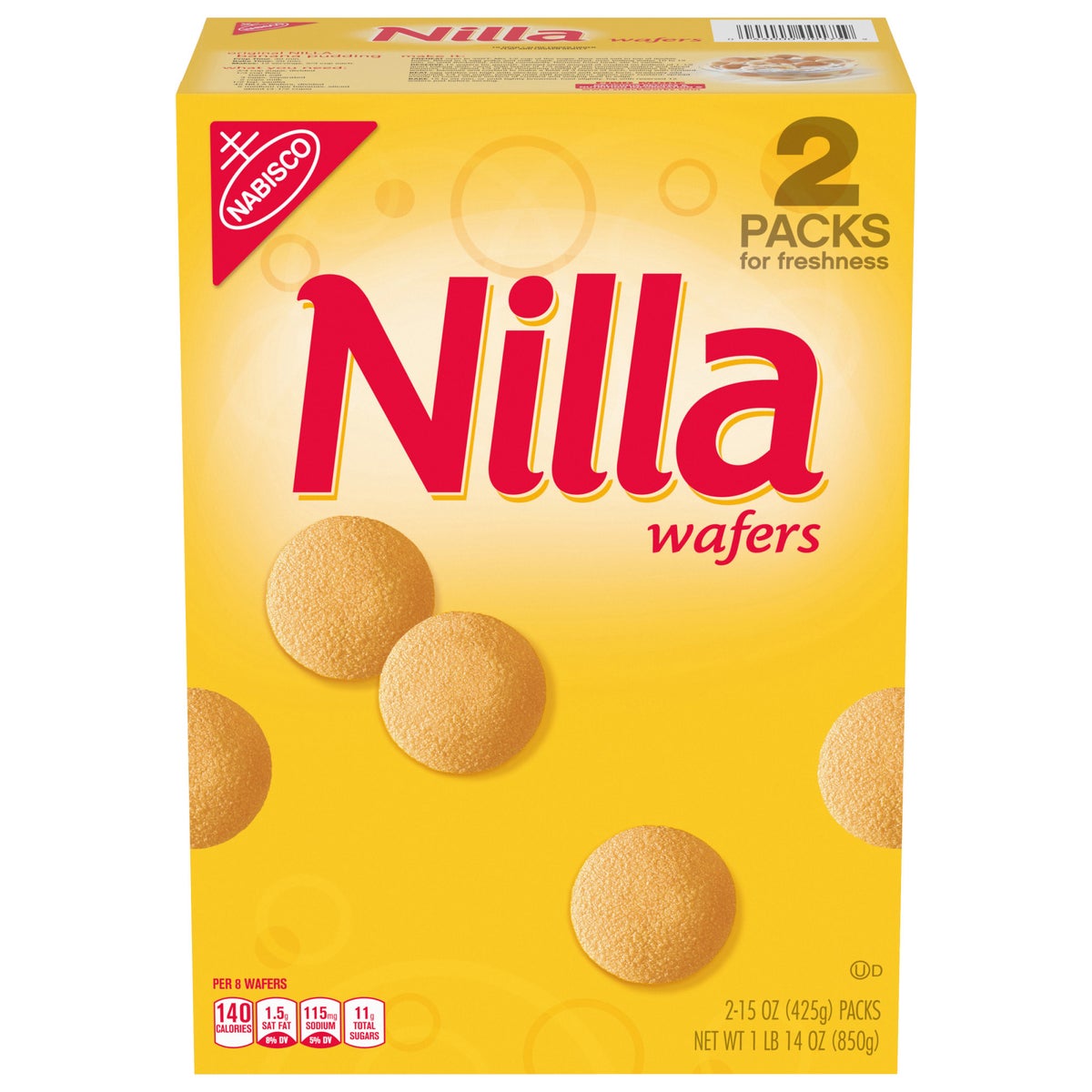 Nabisco Nilla Wafers cookies 15 oz 2 count