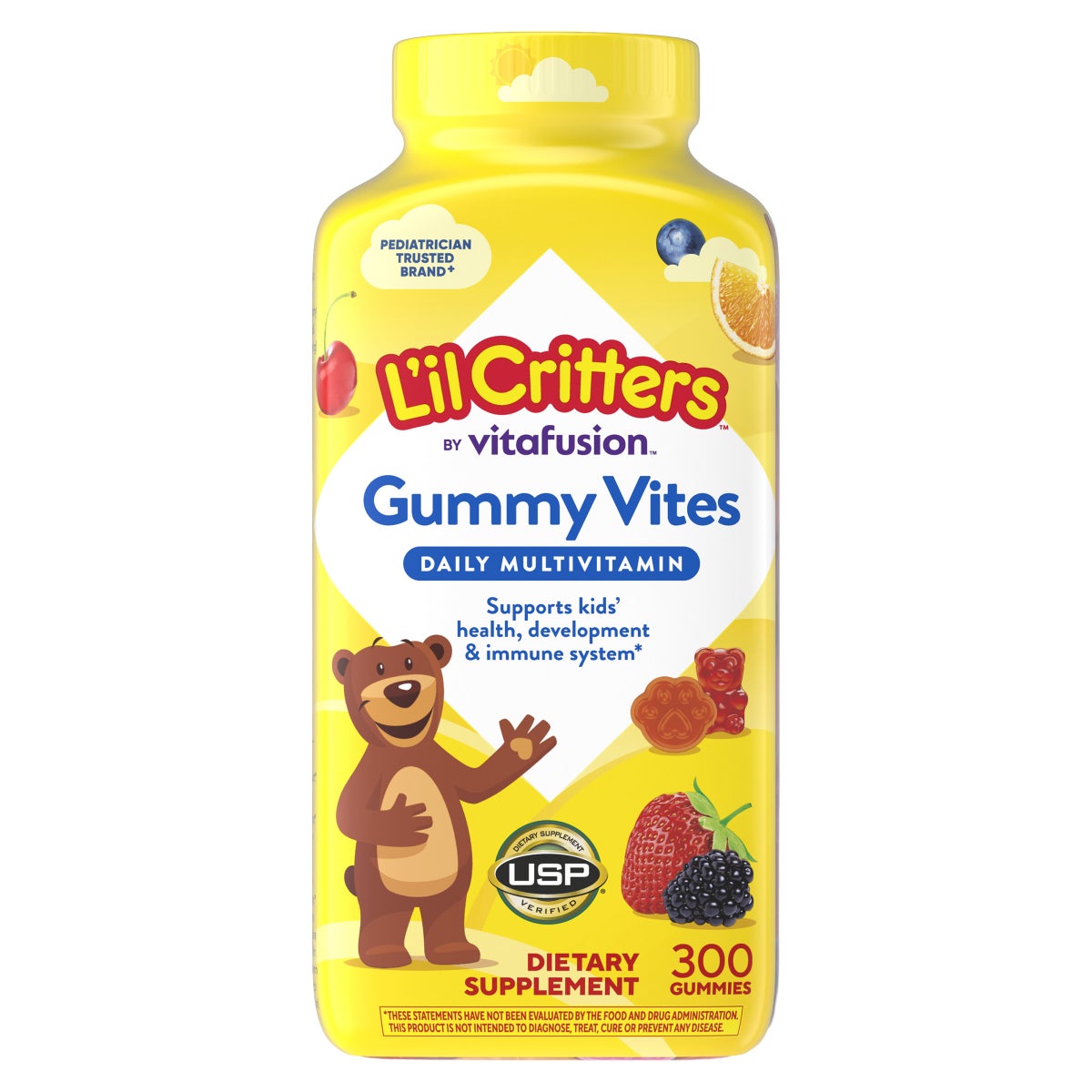 L'il Critters Gummy Vites 300-count gummy vitamin bottle