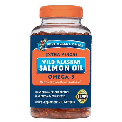 Pure Alaska Omega wild salmon oil 1000 mg softgels