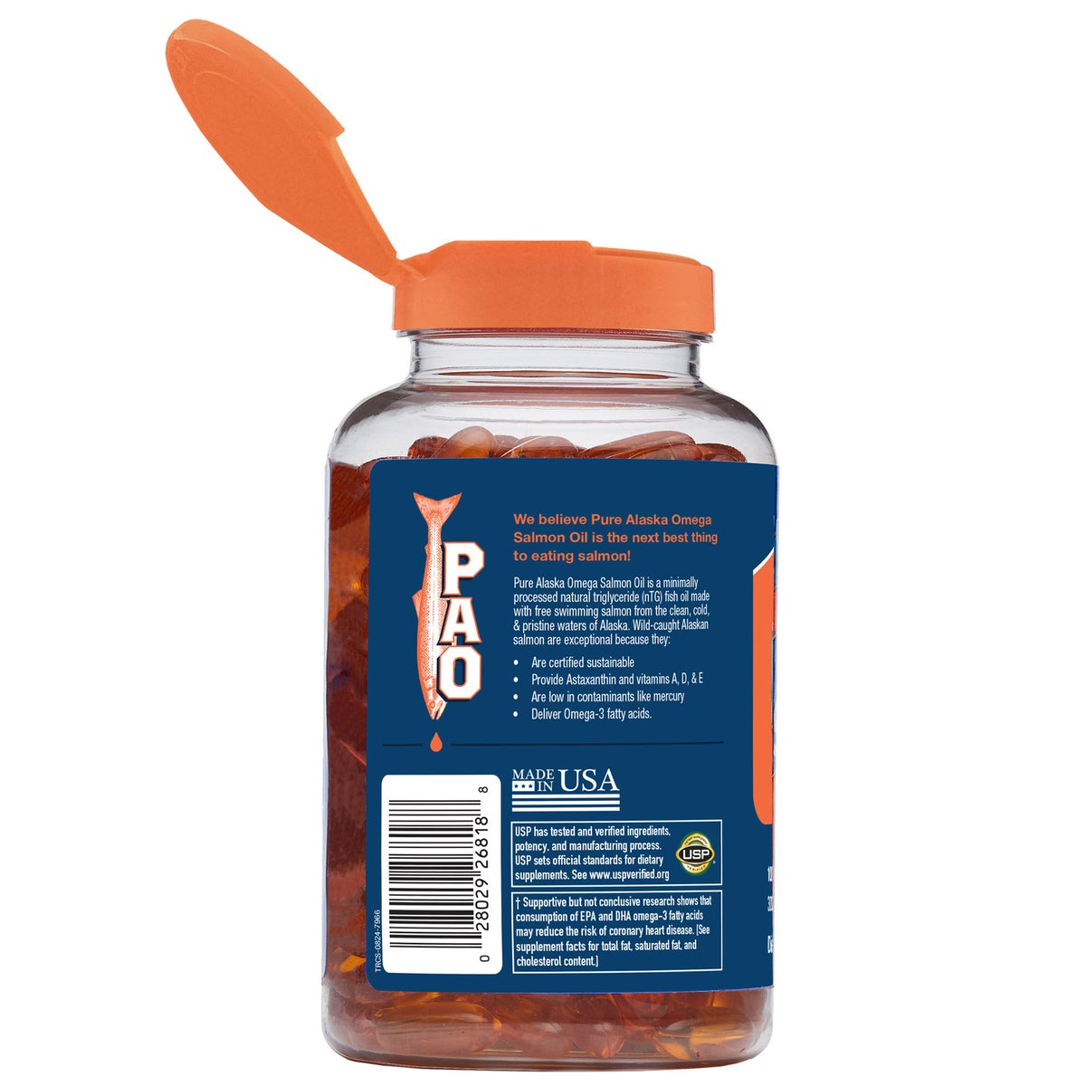Pure Alaska Omega 210 softgels fish oil supplement