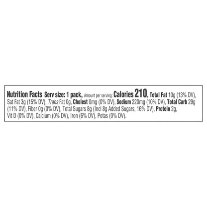 Nabisco shortbread cookies 1.5 oz packs