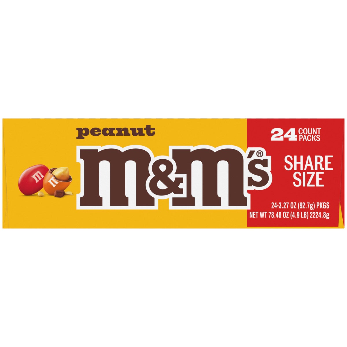 Share size M&M's peanut candy 3.27 oz