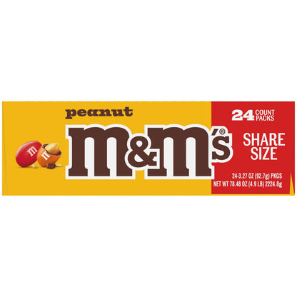 Share size M&M's peanut candy 3.27 oz