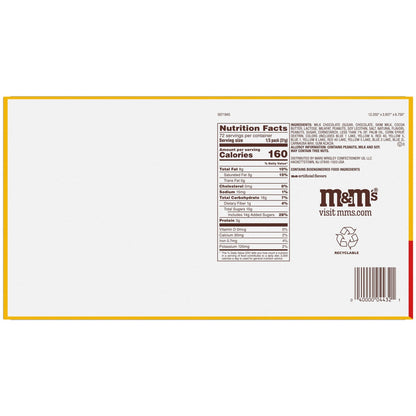 M&M's peanut chocolate candy for seasonal snacking