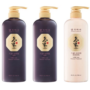 Daeng Gi Meo Ri Ki Gold premium shampoo and treatment set