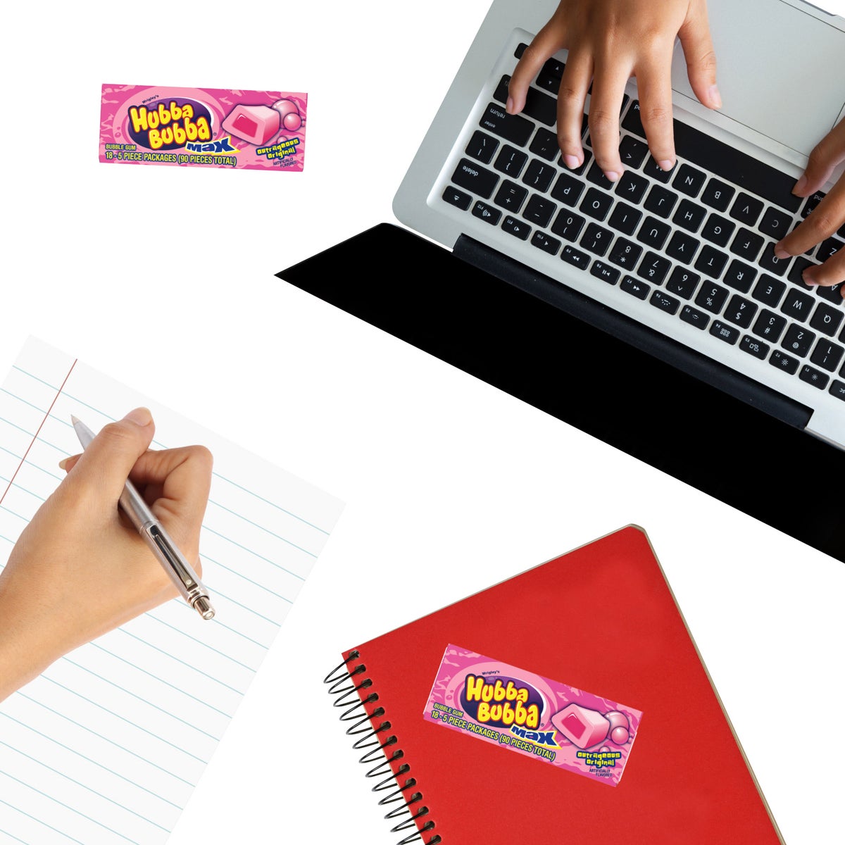 Bulk pack of Hubba Bubba Max chewing gum