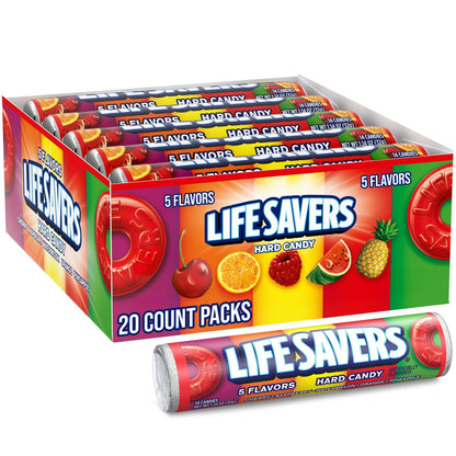 Life Savers 20-count assorted hard candy rolls