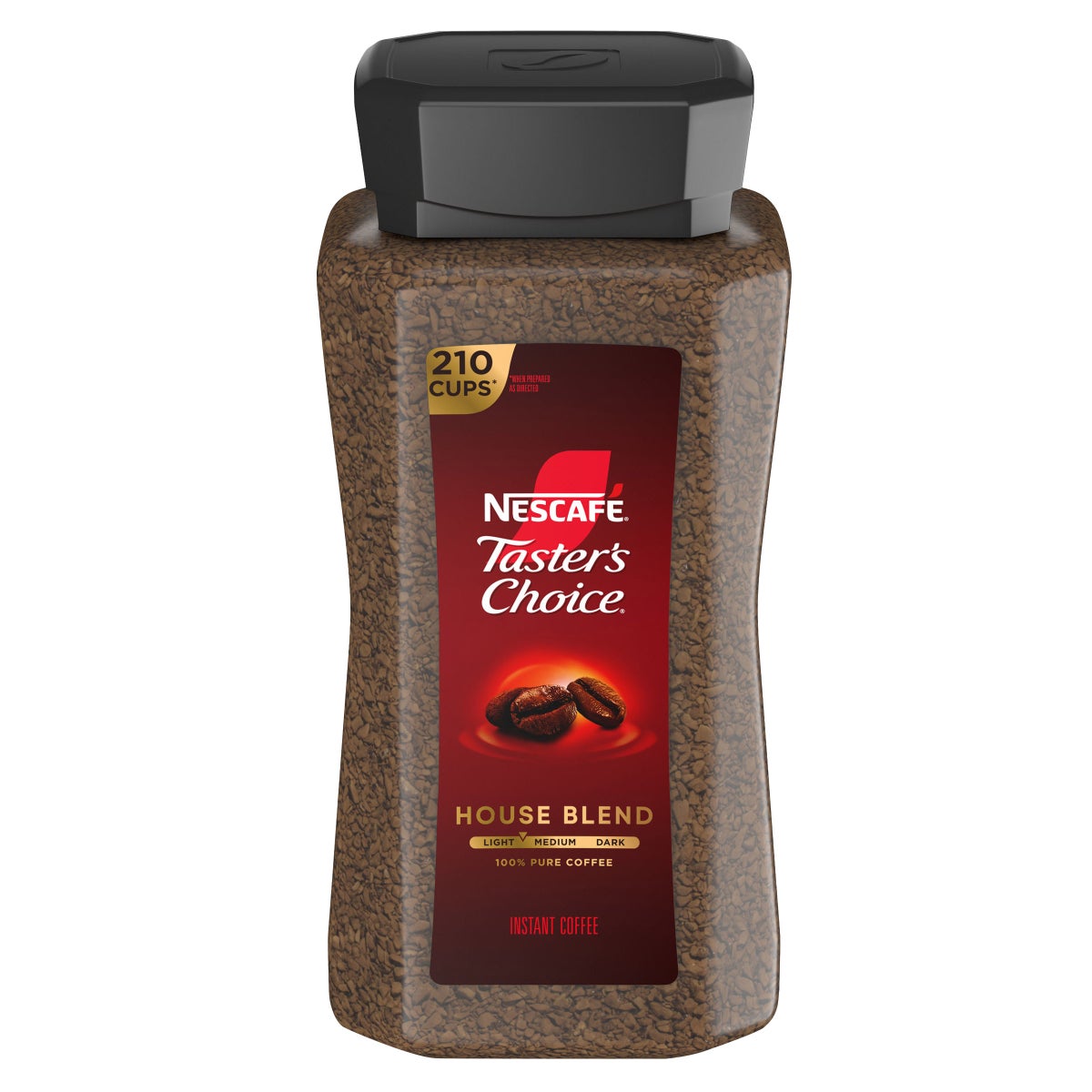 NESCAFÉ — NESCAFE Taster's Choice Instant Coffee, House Blend, Light-Medium Roast,14 oz