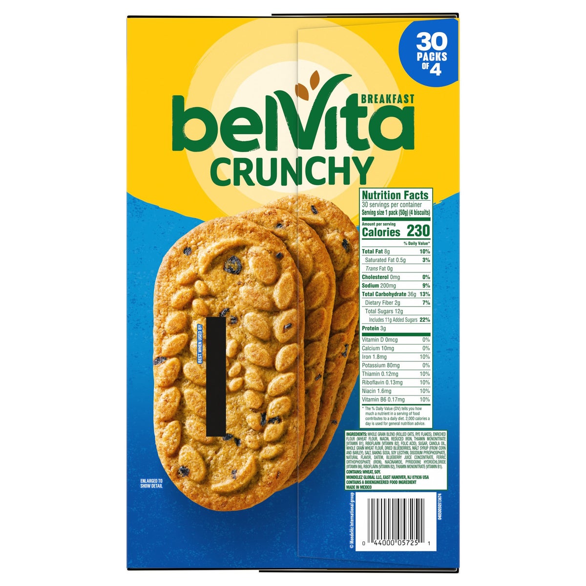 BelVita blueberry biscuits family size box