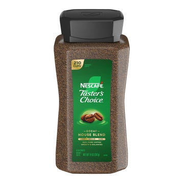 NESCAFE Taster's Choice Decaf House Blend instant coffee 14 oz