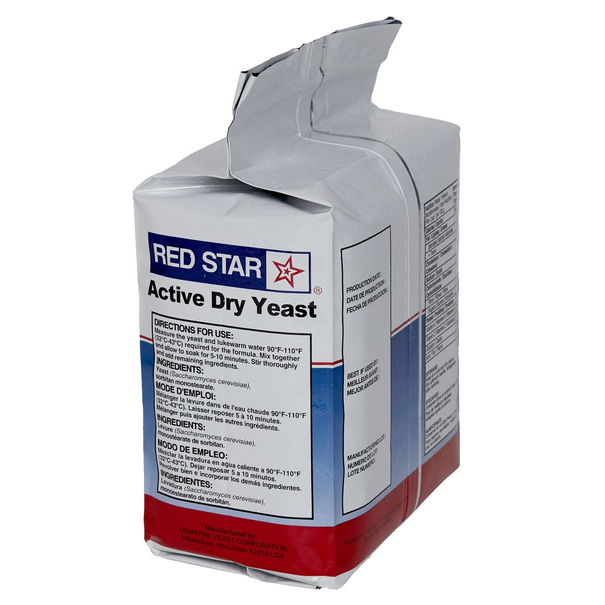 Large Red Star yeast bag for pantry storage