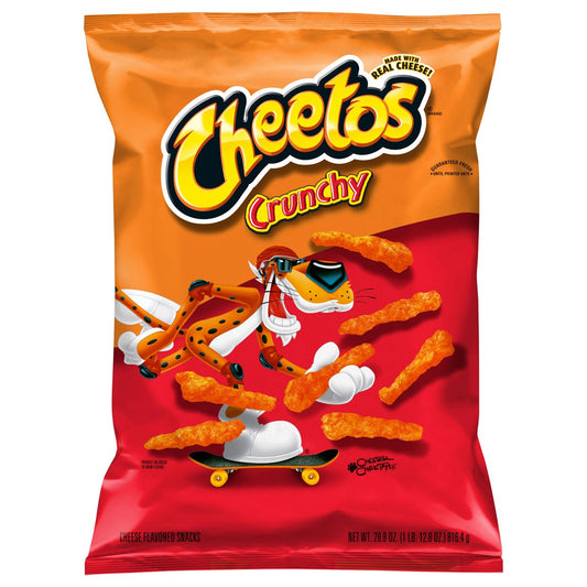Cheetos crunchy cheese flavored snacks 28.8 oz bag