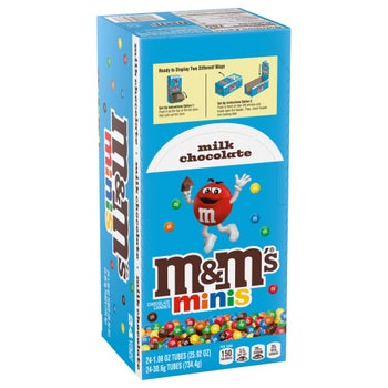 M&M's Milk Chocolate Candy Minis 24-count pack