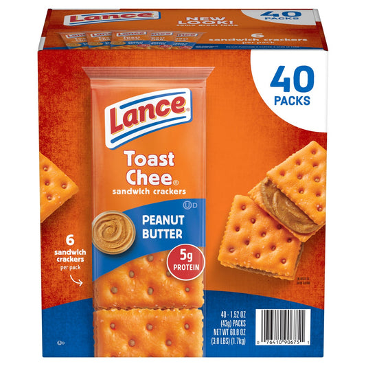 Lance Toastchee sandwich crackers 40-count box