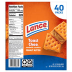 Lance sandwich crackers with real peanut butter