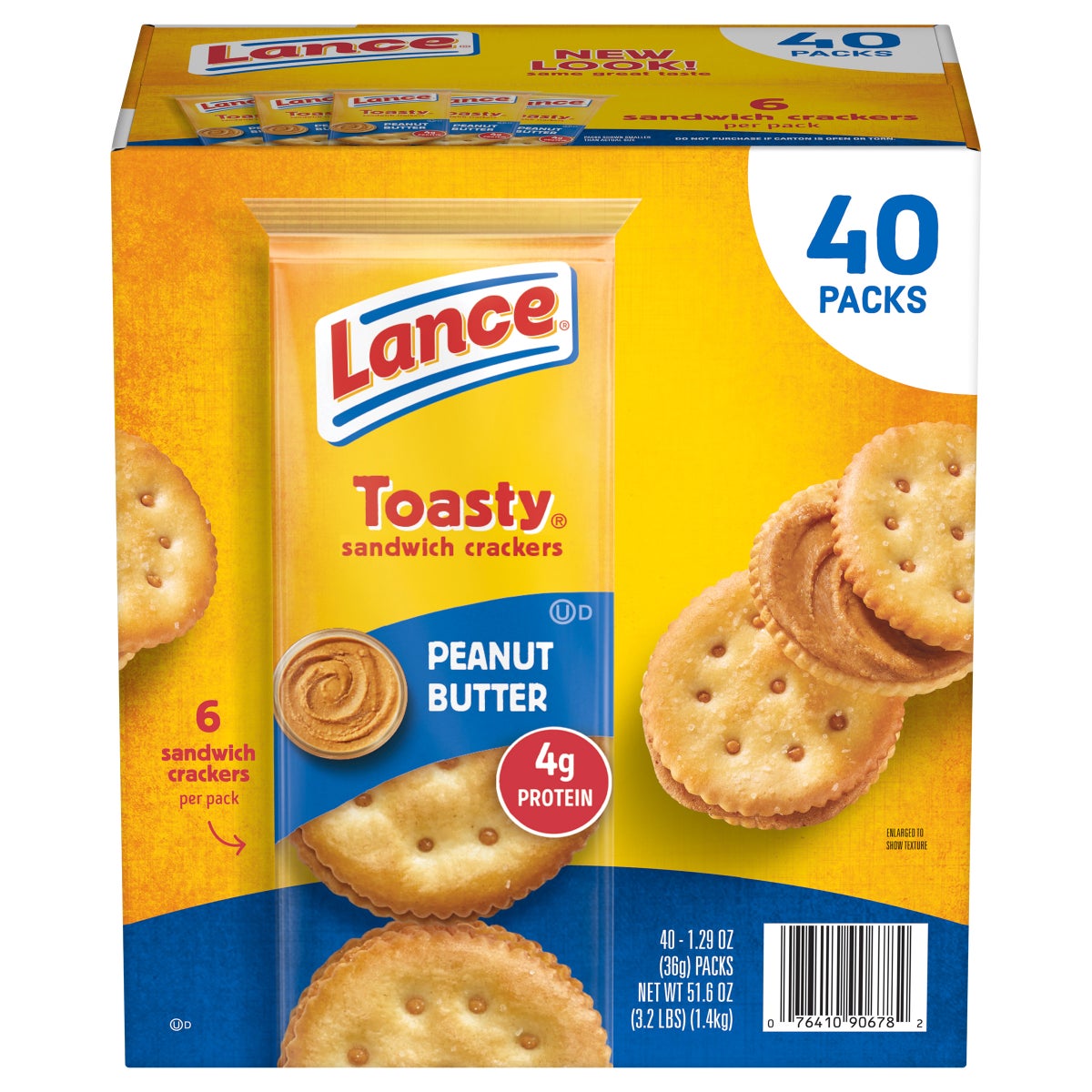 Lance Toasty peanut butter sandwich crackers 40-count box