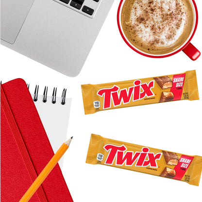 Twix share size candy bars in 24-count box