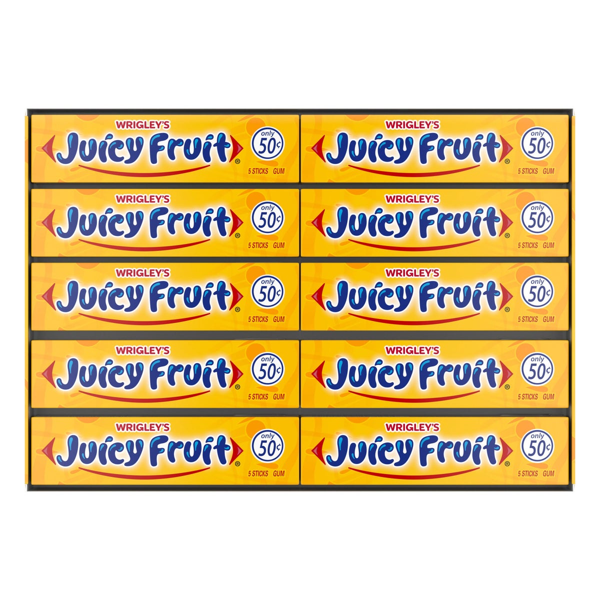 Wrigley's Juicy Fruit chewing gum 40-count pack