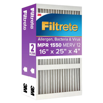 Filtrete 4-inch MERV 12 air filter 2-pack