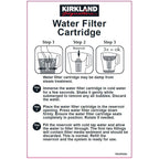 Kirkland Signature water filter cartridge set for Brita pitchers