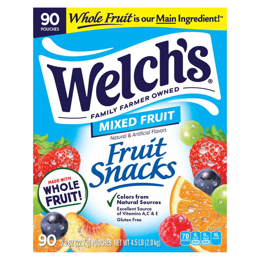 Welch's fruit snacks 90-count value pack