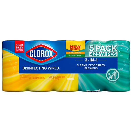 Clorox disinfecting wipes variety pack 5-pack