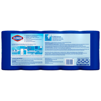 Clorox fresh scent disinfecting wipes container