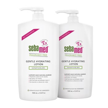 Sebamed fragrance free gentle hydrating lotion 2-pack