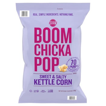 Certified gluten free kettle corn popcorn bag