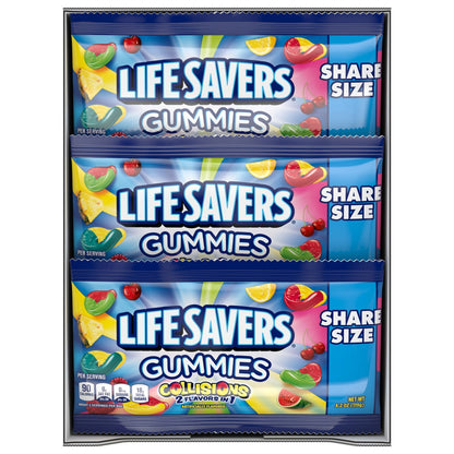 Share size Life Savers Collisions gummy candy pack