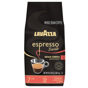 Lavazza Espresso Gran Crema medium roast whole bean coffee 2.2 lb bag
