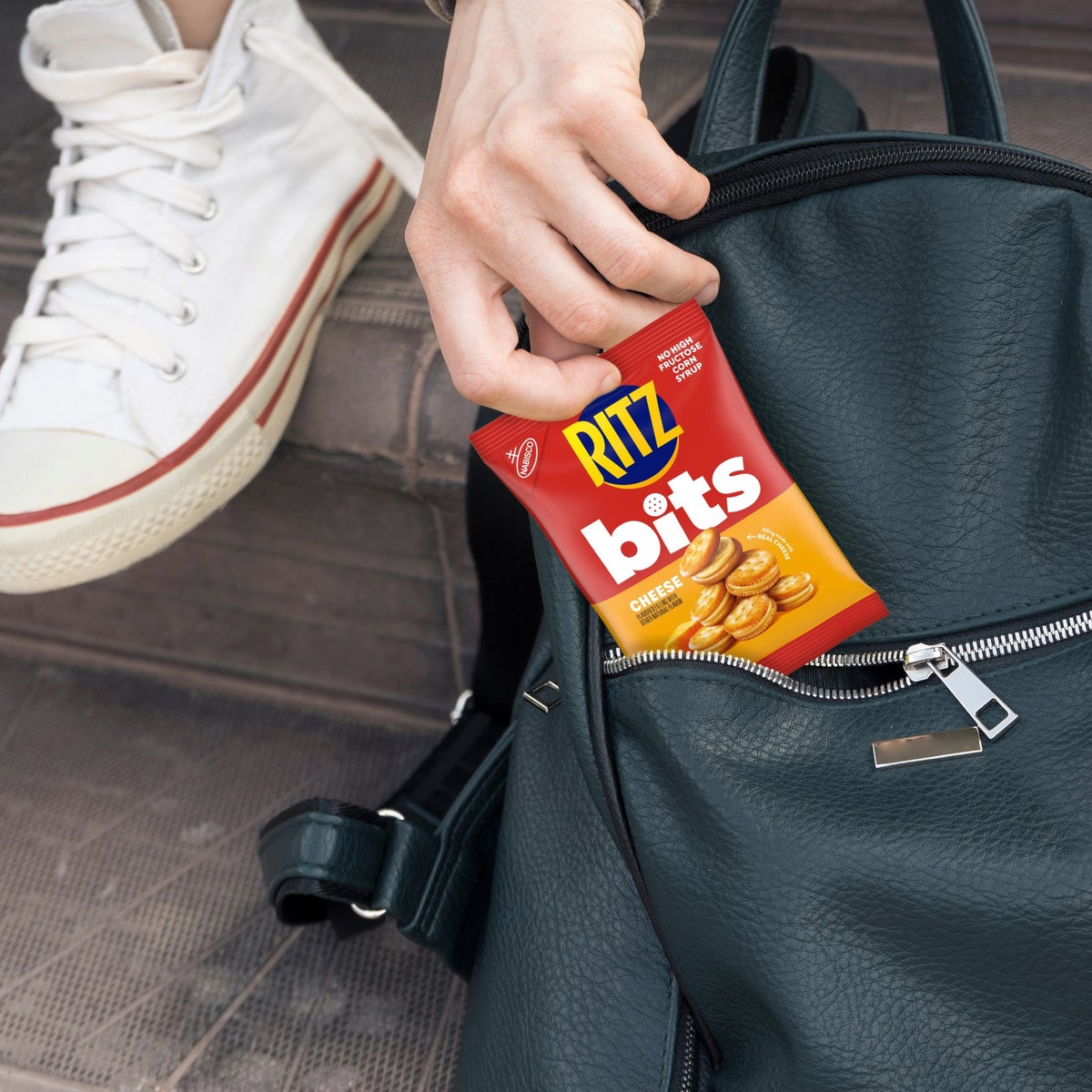 RITZ Bits portable cracker snack box