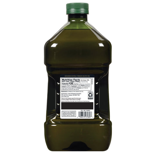 Kirkland Signature cold extracted olive oil from Spain