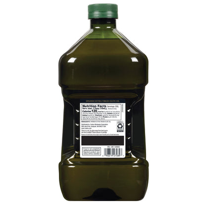 Kirkland Signature cold extracted olive oil bottle