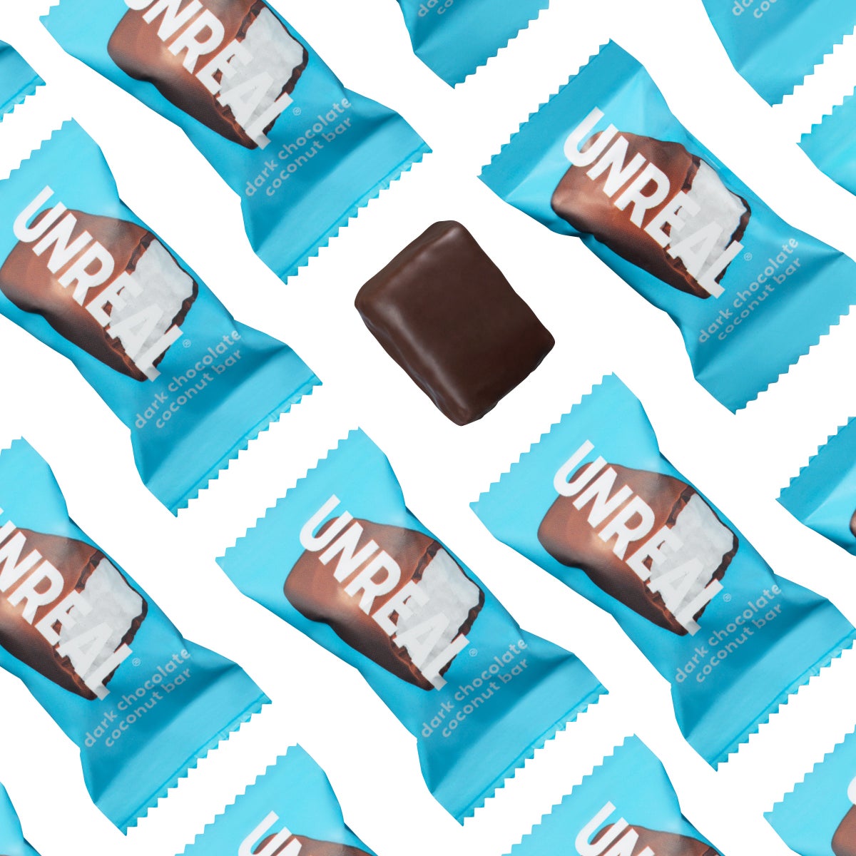 Dark chocolate coconut minis for sharing